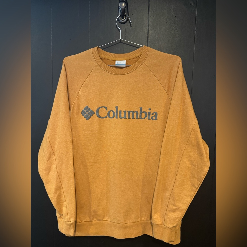 Columbia Golden Mustard Logo Crewneck